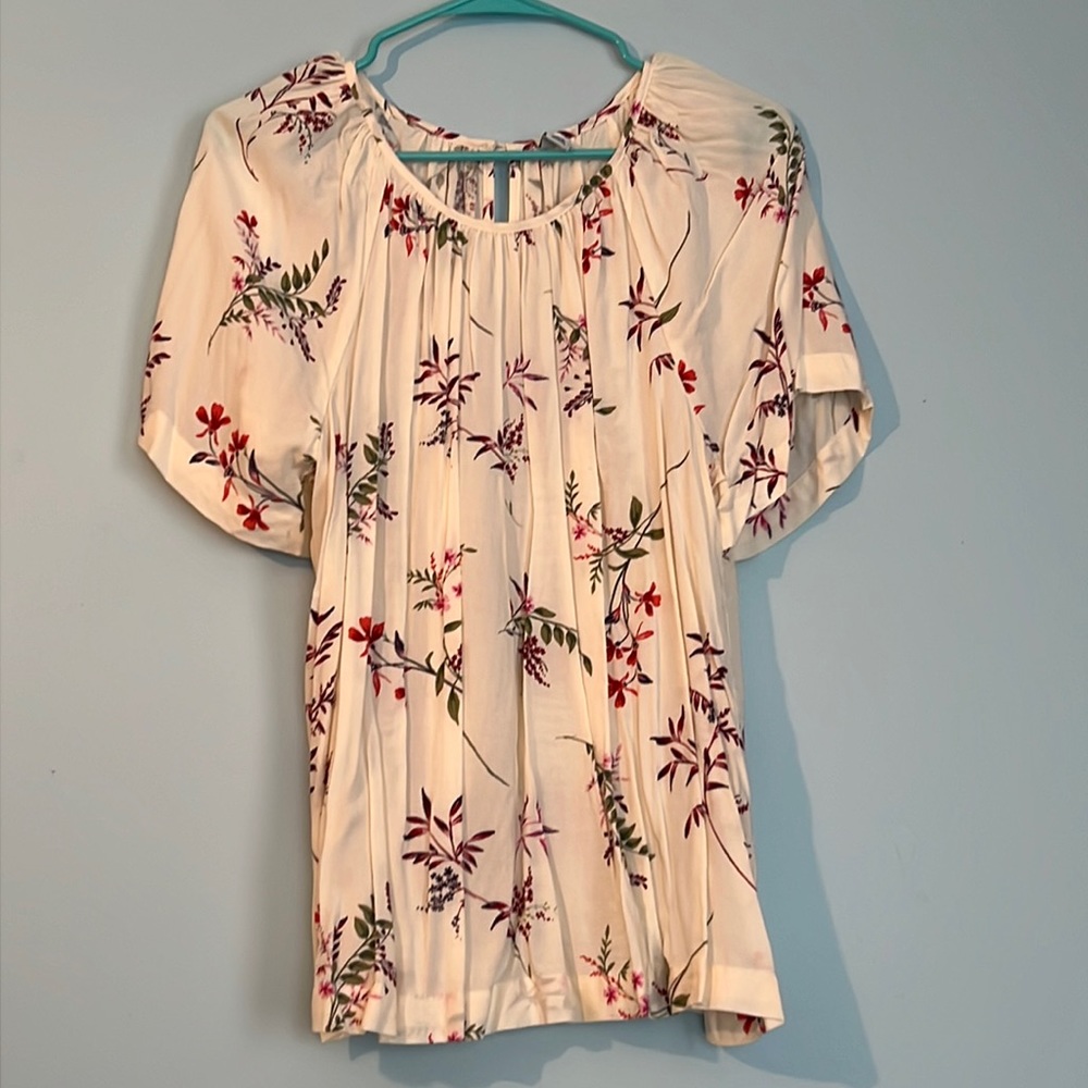 Floral Short Sleeve Blouse from Old Navy